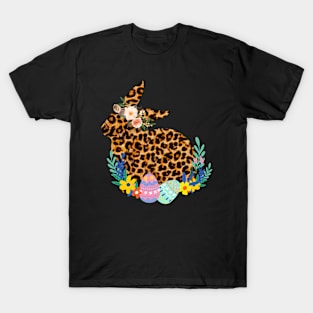 Cute Rabbit Leopard, Bunny Easter Cute, Rabbit Leopard T-Shirt